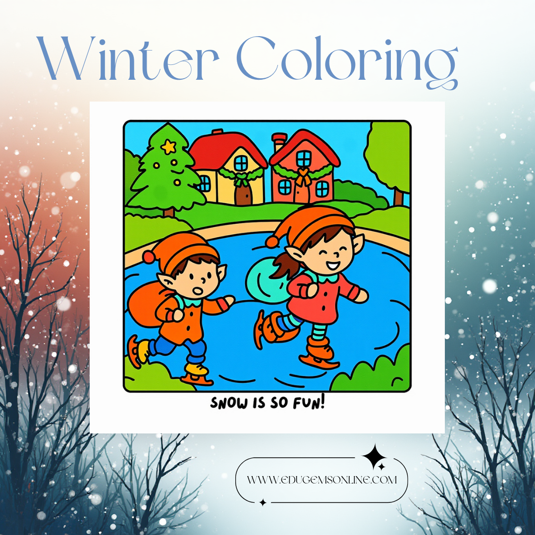 North Pole elves at work Christmas printable