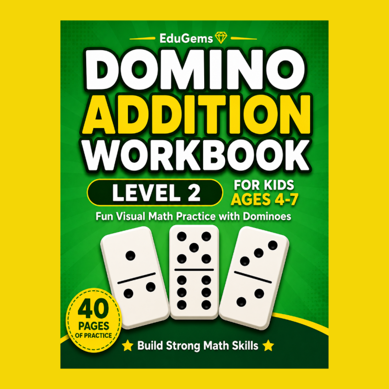 Domino Addition Workbook Level 2 math challenge