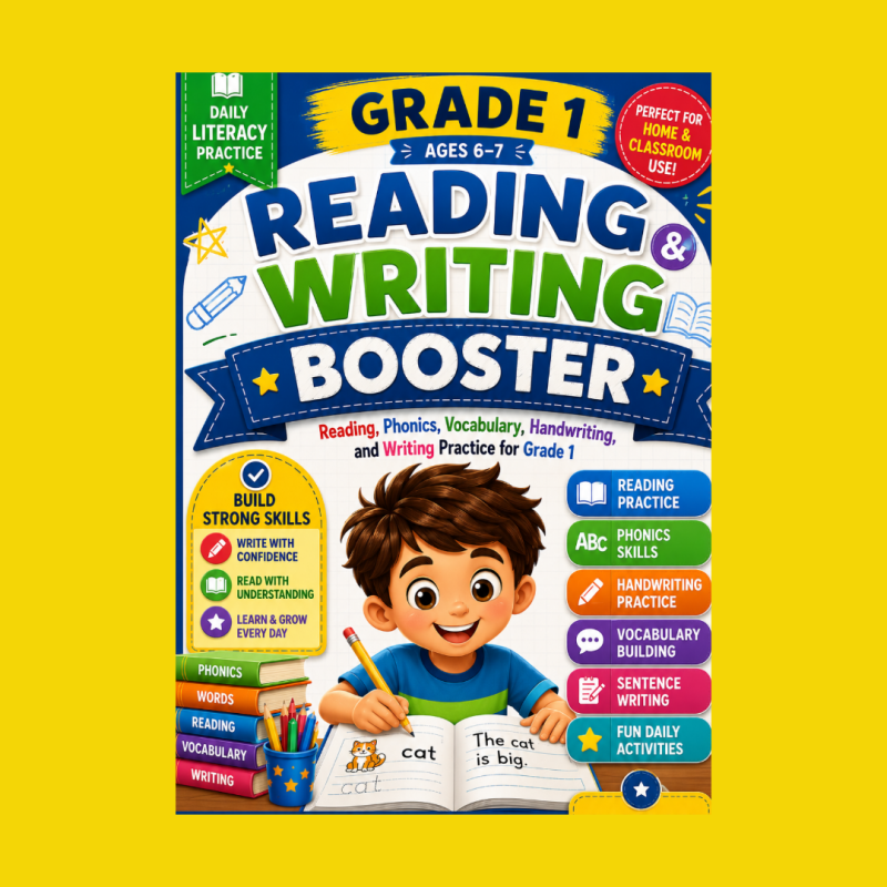 Grade 1 Summer Literacy Booster phonics activity