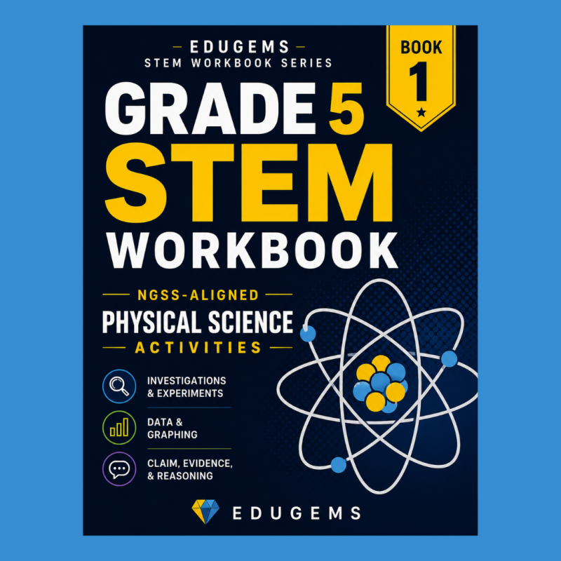 Grade 5 STEM Physical Science workbook cover